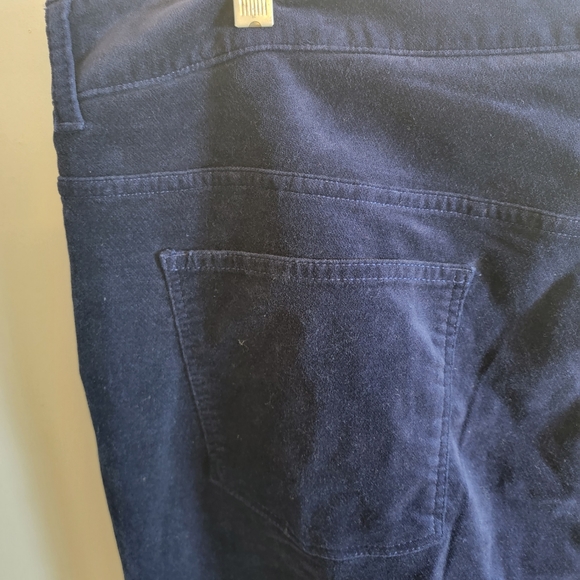 Talbot Woman Curvy Straight Leg Velvet Jeans - Picture 6 of 8